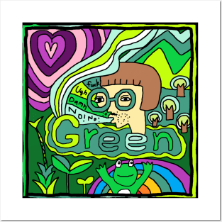 a green imagination Posters and Art